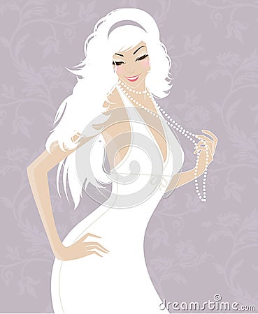 Beautiful girl Vector Illustration