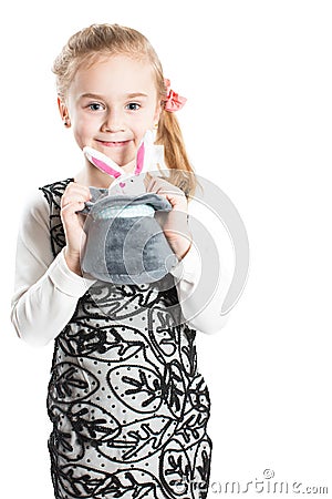 Beautiful girl child with toy Stock Photo