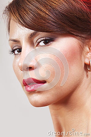 Beautiful glance Stock Photo