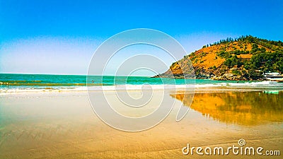 Beautiful Gokarna beach in karnataka, India Stock Photo