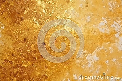 Beautiful Gold colours background, new year glamour party, ai generative Stock Photo