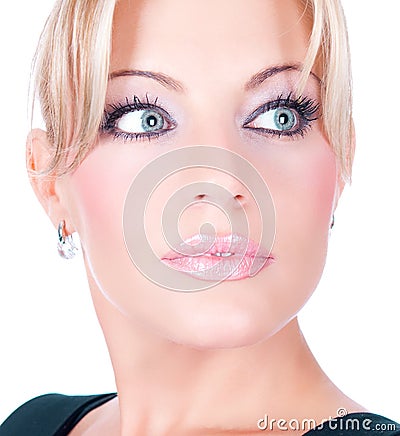 Beautiful gorgeous woman posing Stock Photo