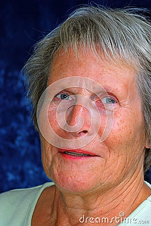 Beautiful grandmother Stock Photo