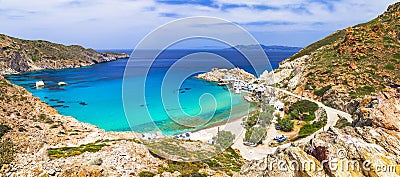 Beautiful Greek islands - Milos Stock Photo