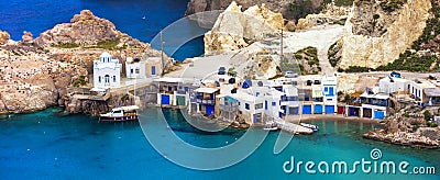 Beautiful Greek islands - Milos Stock Photo