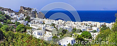 Beautiful Greek islands - Nisyros (Dodecanese) Stock Photo