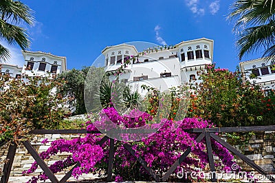 Beautiful Greek resort Stock Photo