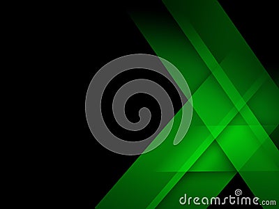 Green geometric technological background. Template brochure and layout design Stock Photo