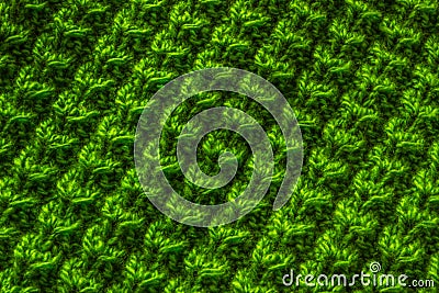 Beautiful green knitting wool texture Stock Photo