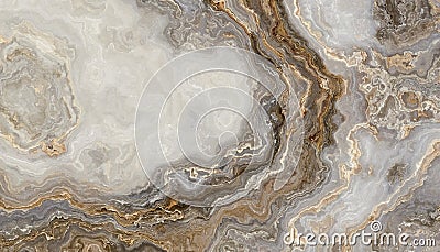 Grey curly marble Cartoon Illustration