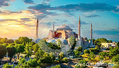 Beautiful Hagia Sophia Stock Photo