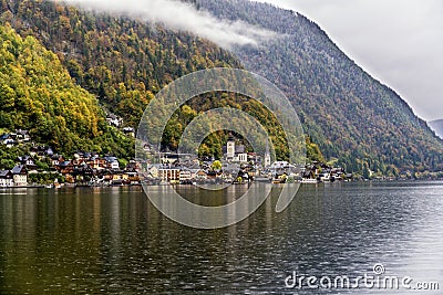 The beautiful Hallstatt lake Stock Photo