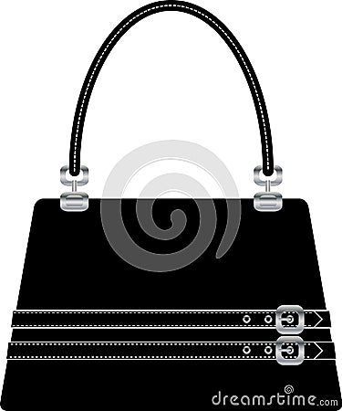 Beautiful handbag purse Vector Illustration