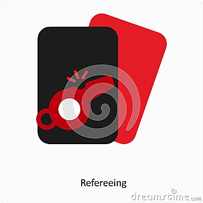 Refereeing Vector Illustration