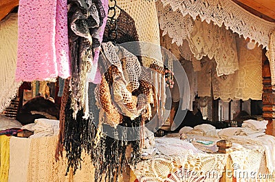 Beautiful handicraft shop Editorial Stock Photo