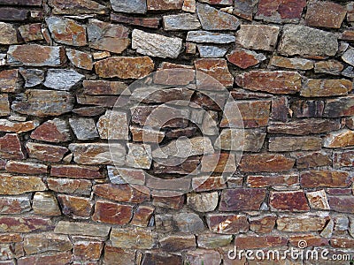 beautiful hard stone wall colors resistant firmness Stock Photo