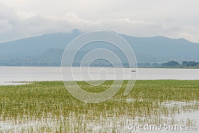 Beautiful Hawassa lake Stock Photo