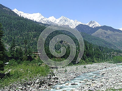 Beautiful Himalayan landscape Stock Photo