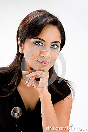 Beautiful Hindi woman Stock Photo