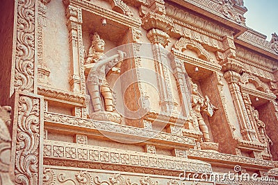 Beautiful Hindu temple in Malaysia Stock Photo