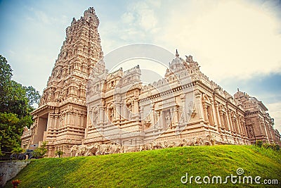 Beautiful Hindu temple in Malaysia Stock Photo