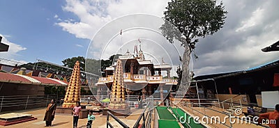 A beautiful Hindu temple scenic view in India Editorial Stock Photo