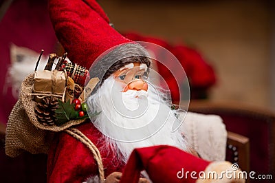 Santa Clause. Christmas decor. Details. Stock Photo