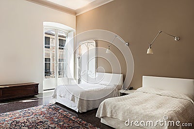 Beautiful hotel room Stock Photo