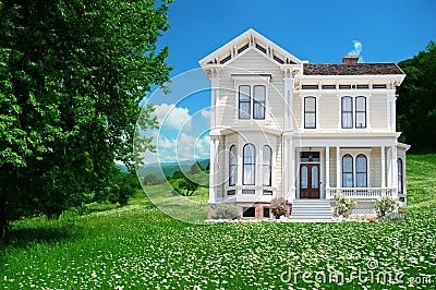 Beautiful house Stock Photo