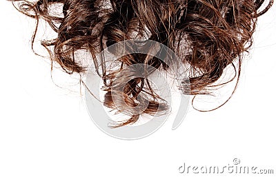 Beautiful human hair Stock Photo