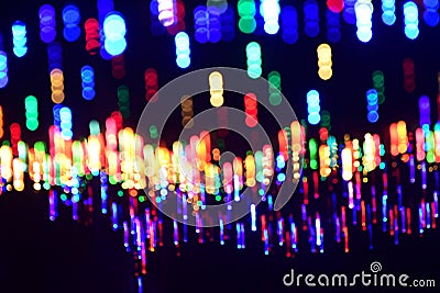 Abstract illuminated lights glow photograph Stock Photo