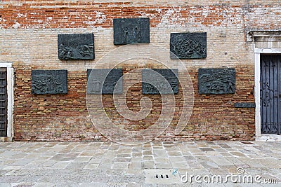 Beautiful images of the Ghetto of Venice Editorial Stock Photo