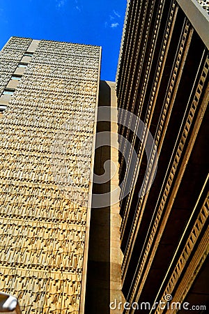 Beautiful impressive architecture in the Johannesburg Stock Photo