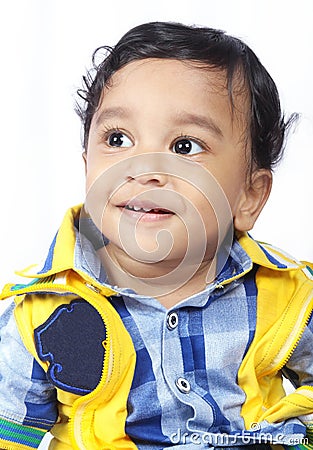 Beautiful Indian Baby Stock Photo