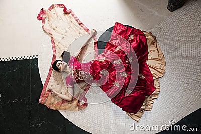 Beautiful Indian bride Stock Photo