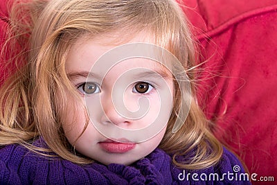 Beautiful innocent young girl Stock Photo