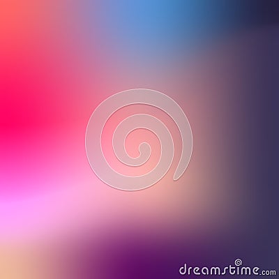 Beautiful iridescent gradient background with flashes of pink and purple colors. Design element. Pretty background for cards Vector Illustration