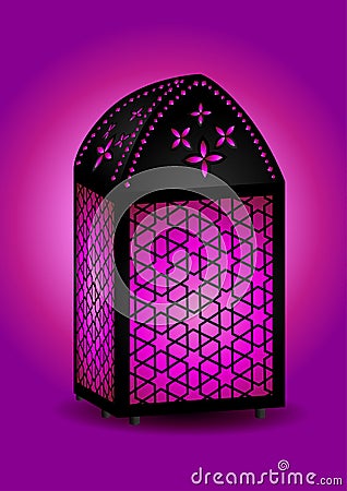 Beautiful islamic lantern Stock Photo