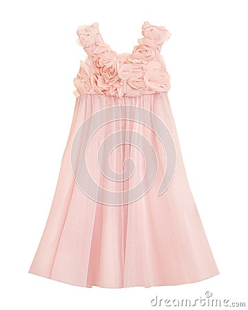 Beautiful isolated dress for little princess Stock Photo