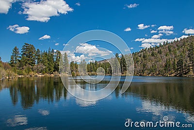 Beautiful Jenks Lake in California Stock Photo