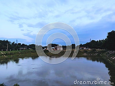 Beautiful Kashmir Resort Stock Photo