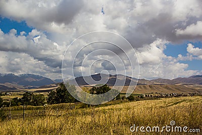 Beautiful Kirgizstan Stock Photo