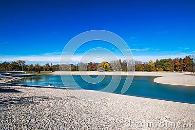 Lake Bundek in Zagreb, Croatia Stock Photo