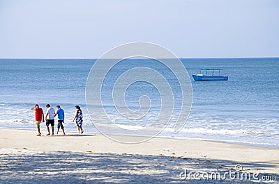 Beautiful landscape the Arabian blue Sea in Goa India Editorial Stock Photo