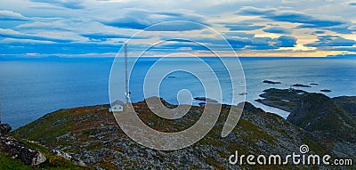 Beautiful landscape Lofoten Islands Stock Photo