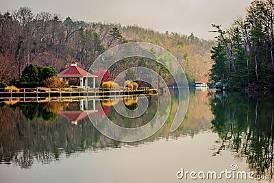 Beautiful landscape near lake lure north carolina Stock Photo