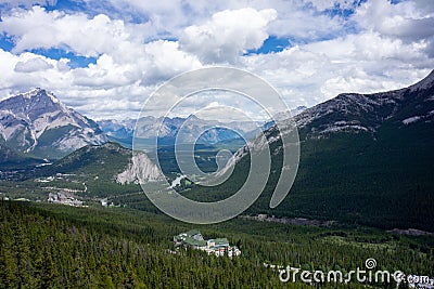 Mind Blowing Scenery-Refreshing Early Summer of Rocky Mountain Stock Photo