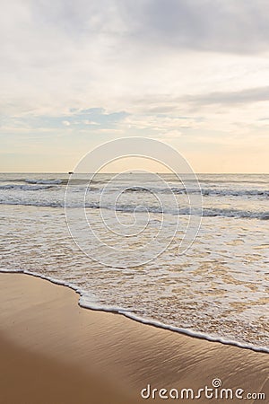 Beautiful landscape summer sea with clean sand Stock Photo