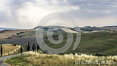 Beautiful landscape of Tuscany Stock Photo