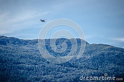 Beautiful landscapes around ketchikan and tongass forest in alas Stock Photo